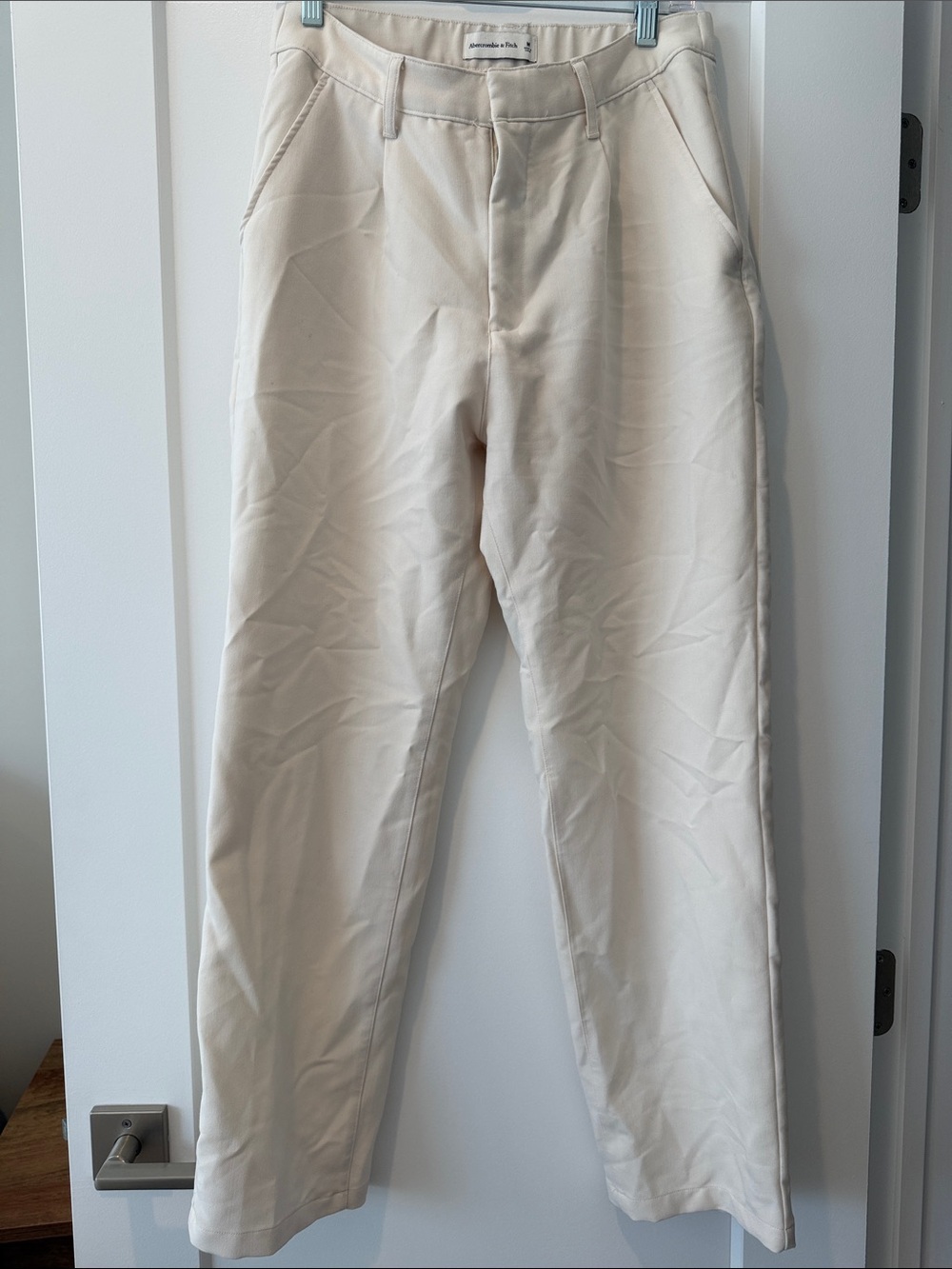 Abercrombie & Fitch Cream Chino Pants